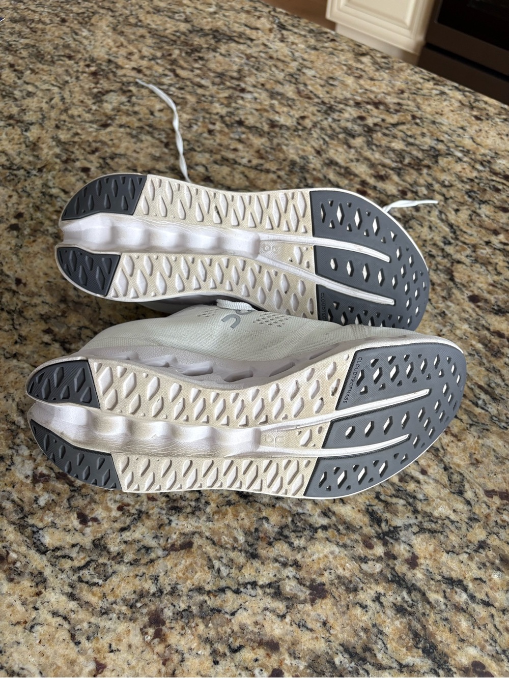On Running White Athletic Running Shoes - Picture 5 of 5